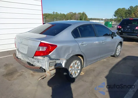 2012 Honda Civic Lx z USA, uszkodzony, nr VIN 19XFB2F59CE027583